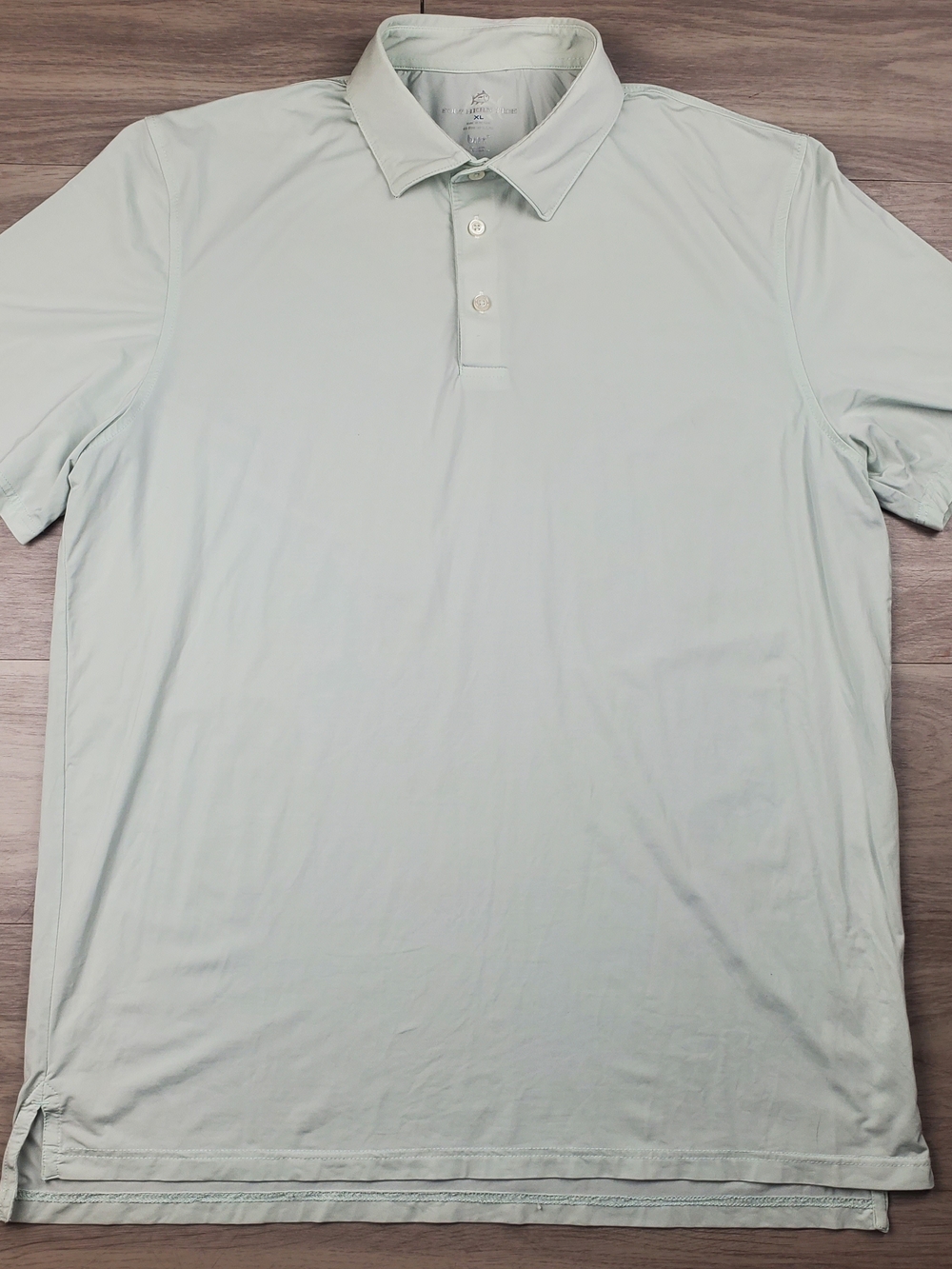 Southern Tide Brrr Performance Polo Men’s XL Light Blue Golf Shirt
